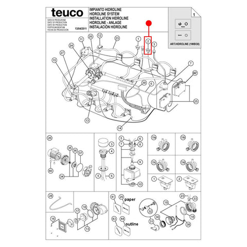 TEUCO - Control panel | Replacement whirlpool bath