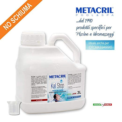 METACRIL - Kal Stop - Concentrated limescale remover 5 lt | Swimming pool and spa product