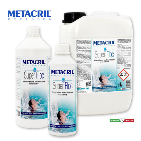 METACRIL - Super Floc - concentrated flocculant 1 lt | Swimming pools, spa product