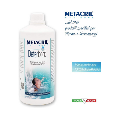 METACRIL - Deterbord - waterline cleaner 1 lt | Whirlpool, spa, swimming pool product