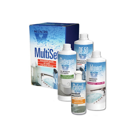 METACRIL - Multi Set Idro - whirlpool bath maintenance | Whirlpool bath cleaning product