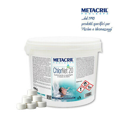METACRIL - Chlor Net 20 - 5KG | Product spa