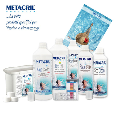 METACRIL - Oxi Spa Kit - maintenance and cleaning with oxygen | Swimming pools product. spa