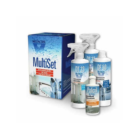 METACRIL - Multi Shower Set - shower box maintenance | Shower box cleaning product