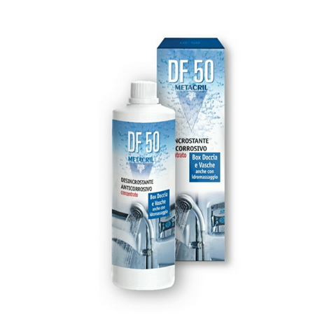 METACRIL - DF50 - Concentrated anticorrosive descaler 500 ml | Sanitary ware, shower cubicles, whirlpool baths