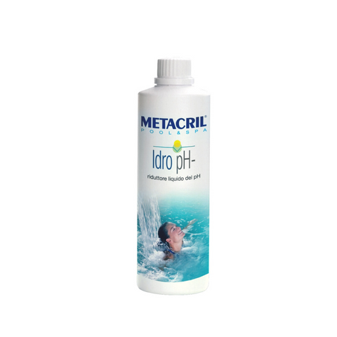 METACRIL - Hydro pH- water pH reducer 1lt - non-foaming | Swimming pool product spa